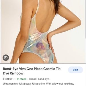 Cosmic tie dye rainbow one piece